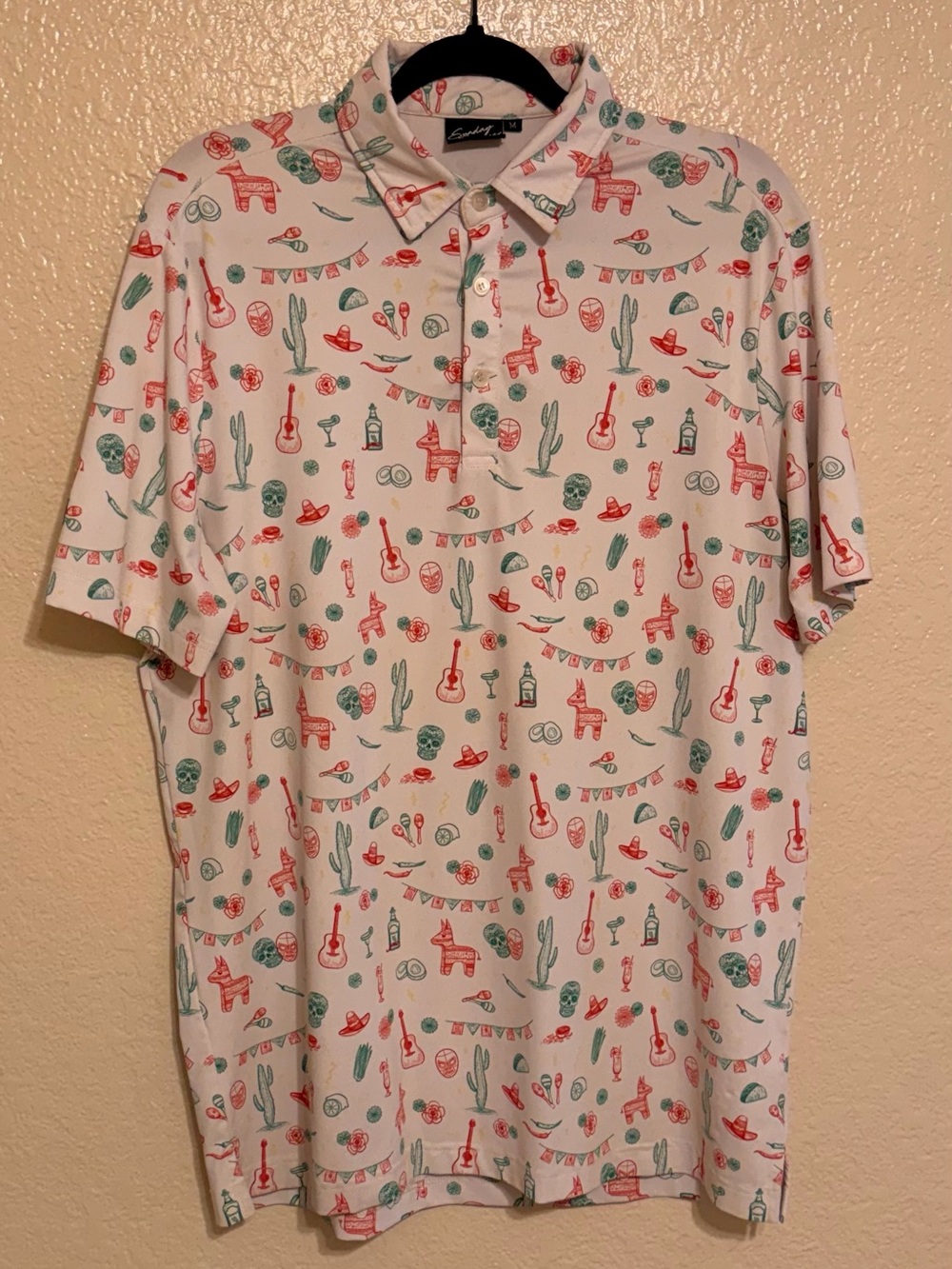 Sunday Swagger Golf Polo Fiesta Signature Top Cinco De Mayo